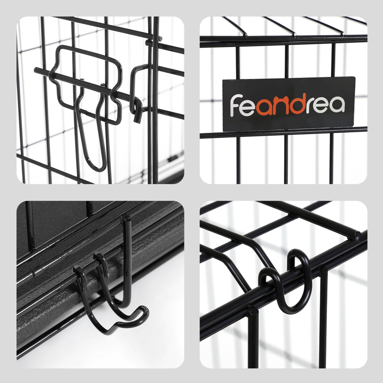 FEANDREA Hundekäfig mit Trennwand