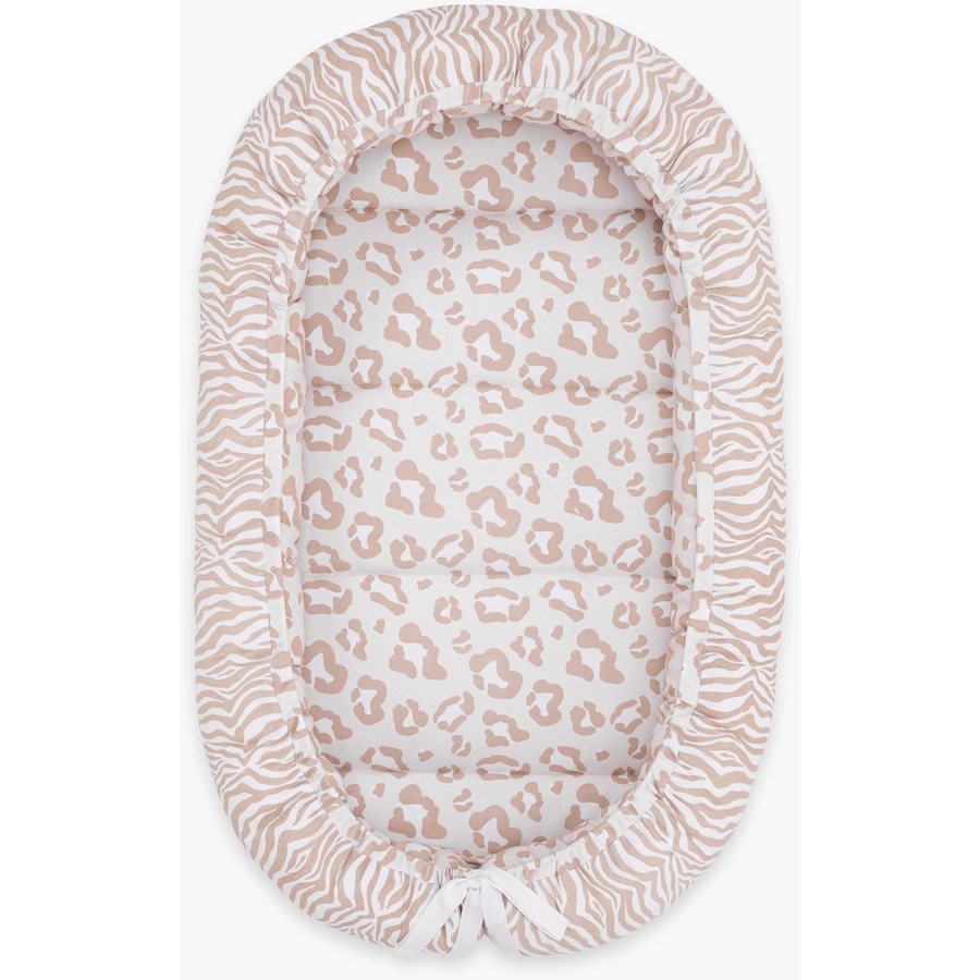 emma & noah Kuschelnest Leo Beige 90 x 55 cm
