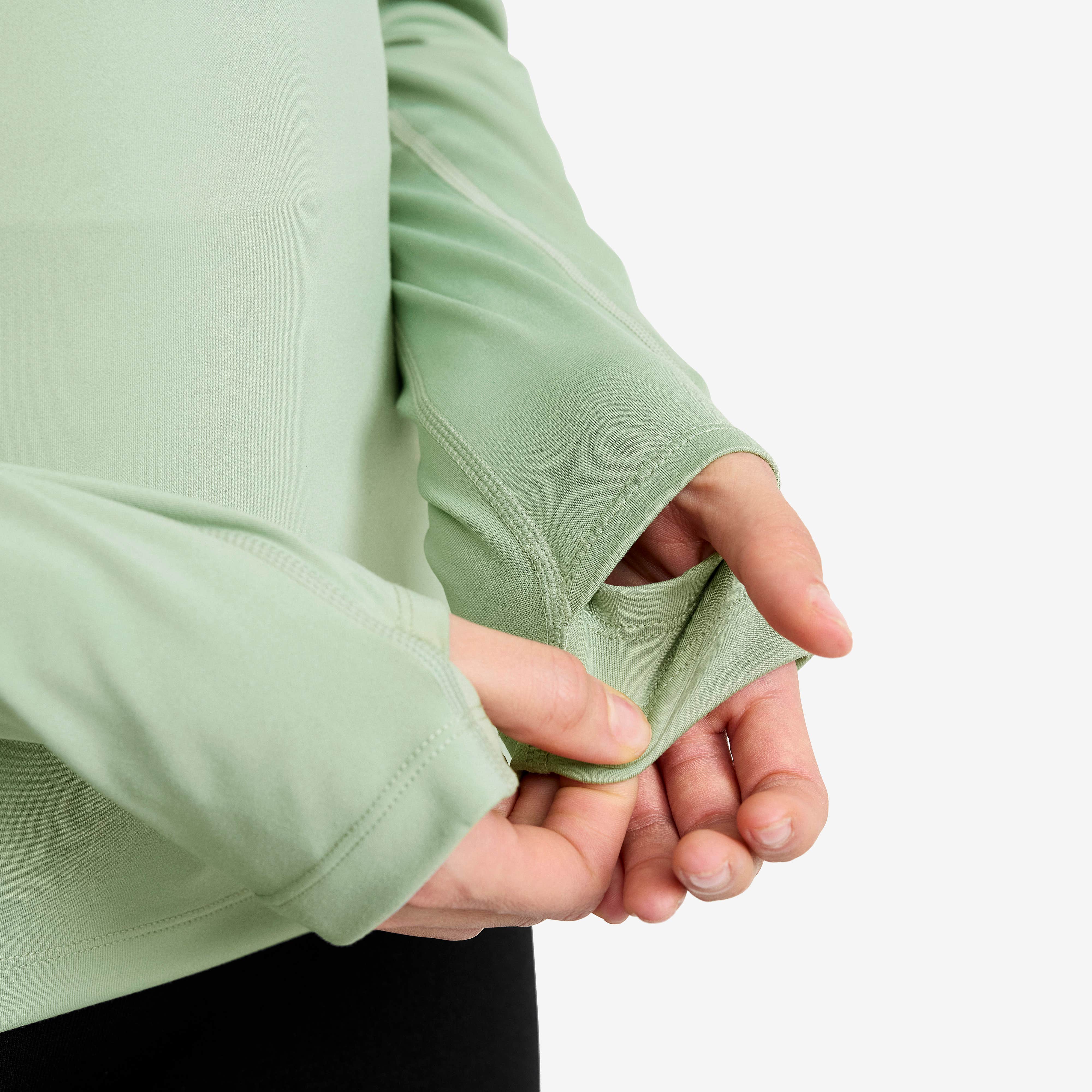 Prep Half-zip Top Dame Iceberg Green