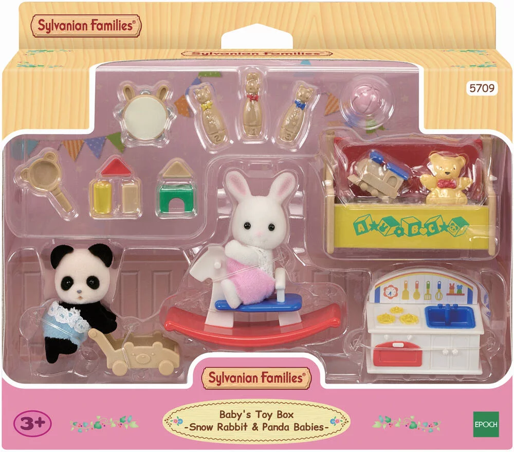 LE COFFRE A JOUETS DES BEBES -SYLVANIAN TOUS POUR LES BEBES