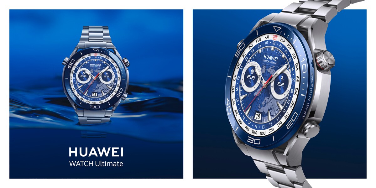 Huawei Watch Ultimate (Colombo-B29), Steel-color Zircon