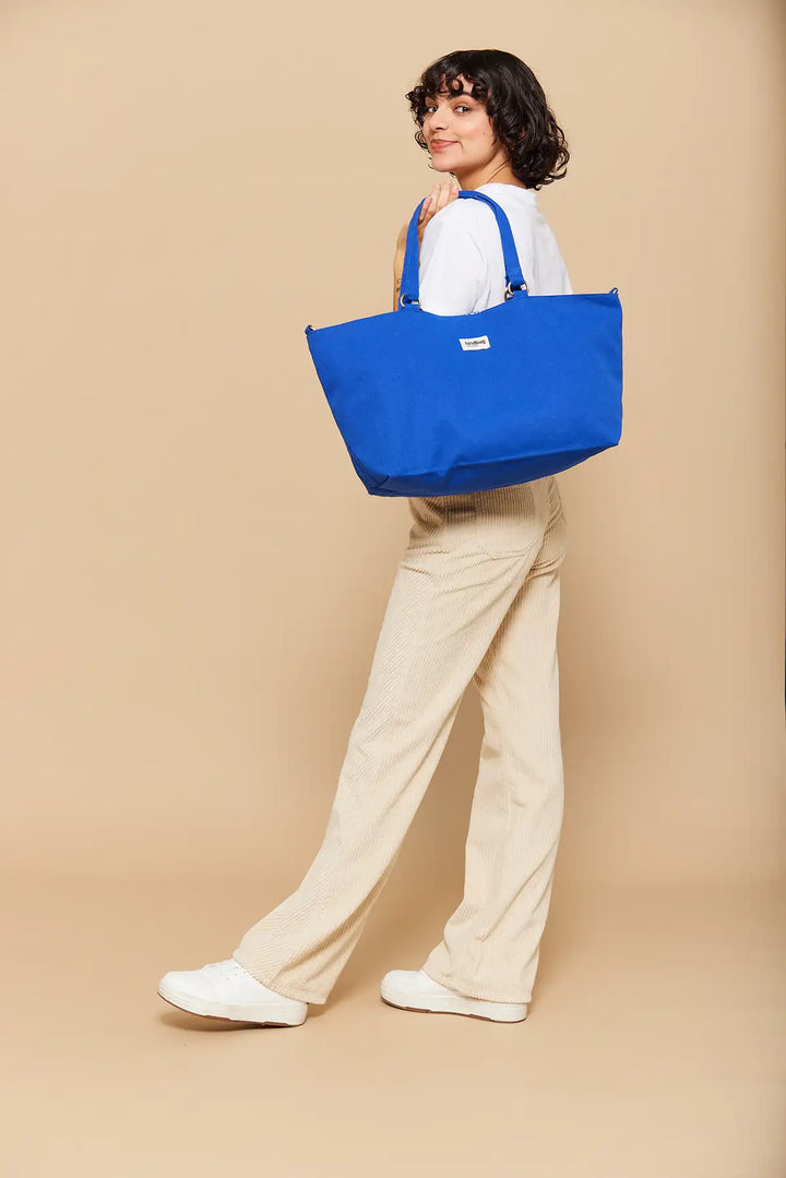 Sac cabas Raphaelle Bleu électrique