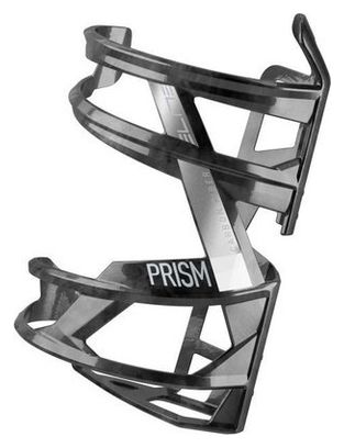 Porte Bidon Elite Prism Latéral Gauche en Fibre de Verre Noir Blanc