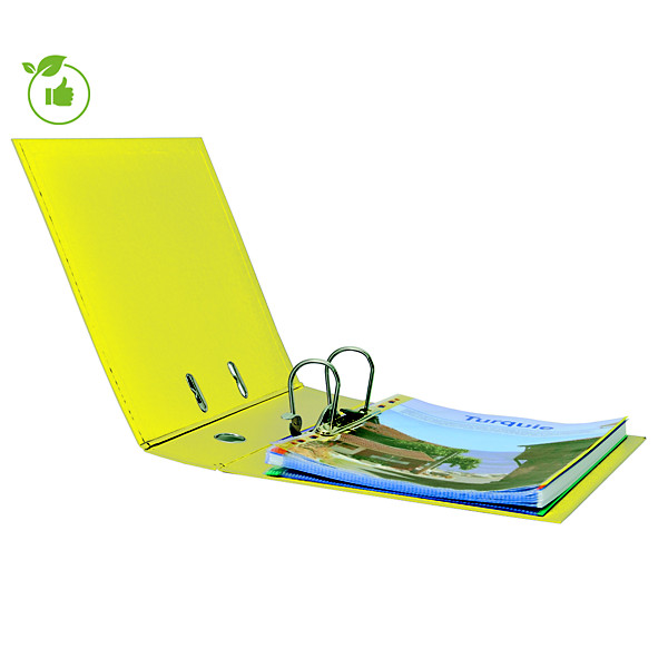 10 classeurs à levier Esselte coloris jaune