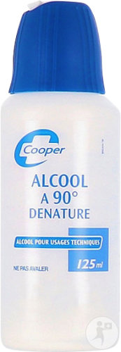 Alcool 90° Dénaturé Flacon 125ml
