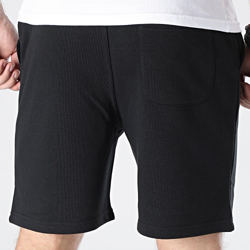 Short Jogging Script Noir Jaune Fluo