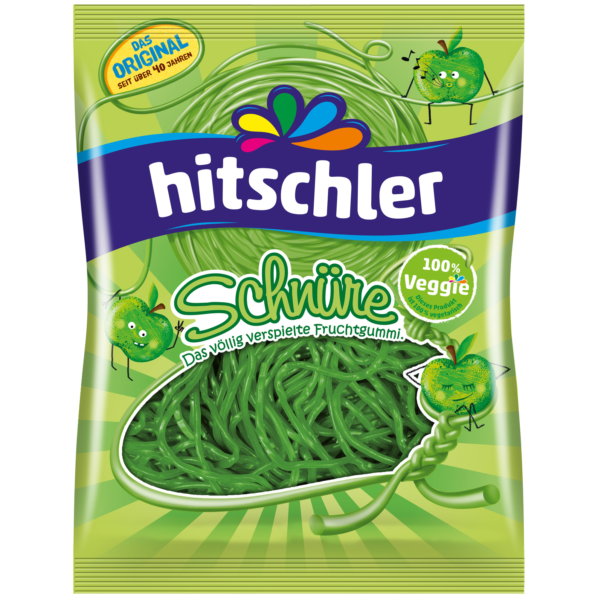 Hitschler Schnüre Apfel 125g MHD:30.3.26