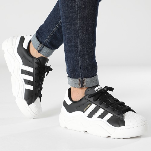 Baskets Femme Superstar Millencon HQ9019 Core Blacn Footwear White Cloud White