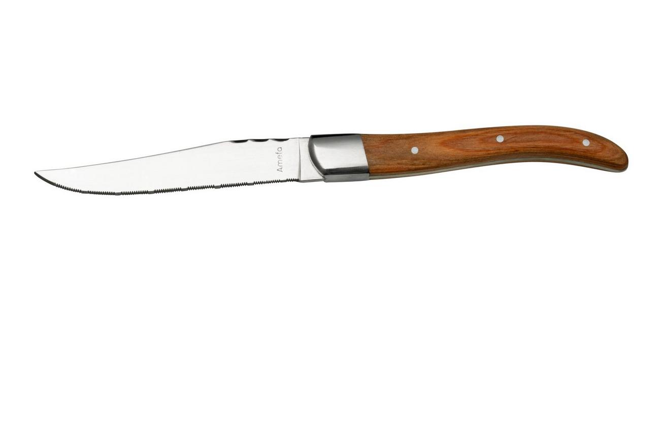 Amefa Royal Steak Naturel 2520 steakmessen 4 stuks in houten doos