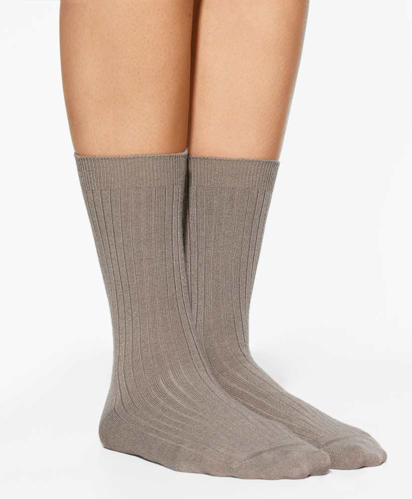 Meias clássicas de modal com cashmere