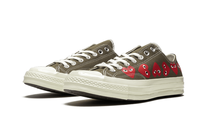 Converse Chuck Taylor All-Star 70s Ox Comme des Garçons PLAY Multi Heart Green