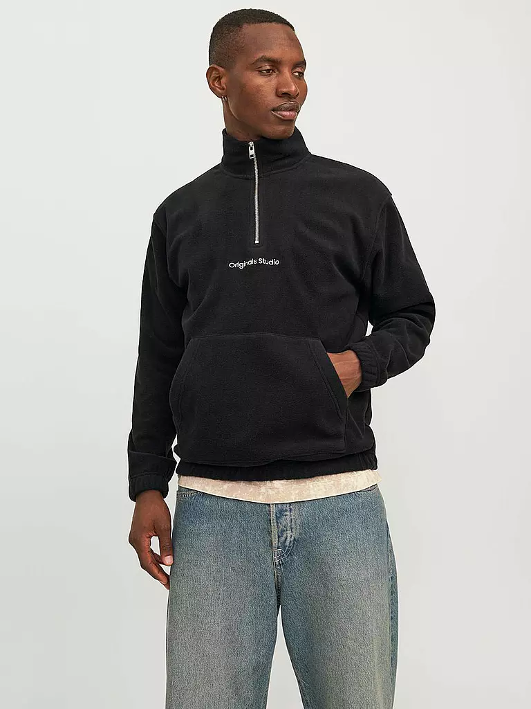 JACK & JONES Pullover JORVESTERBRO schwarz