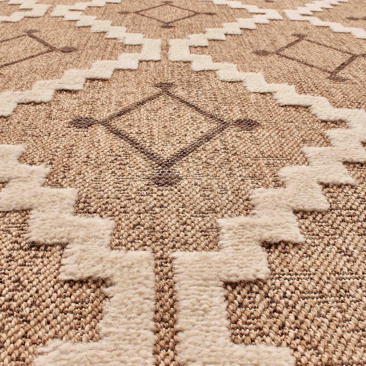 Tapis extérieur marron 200x290 cm