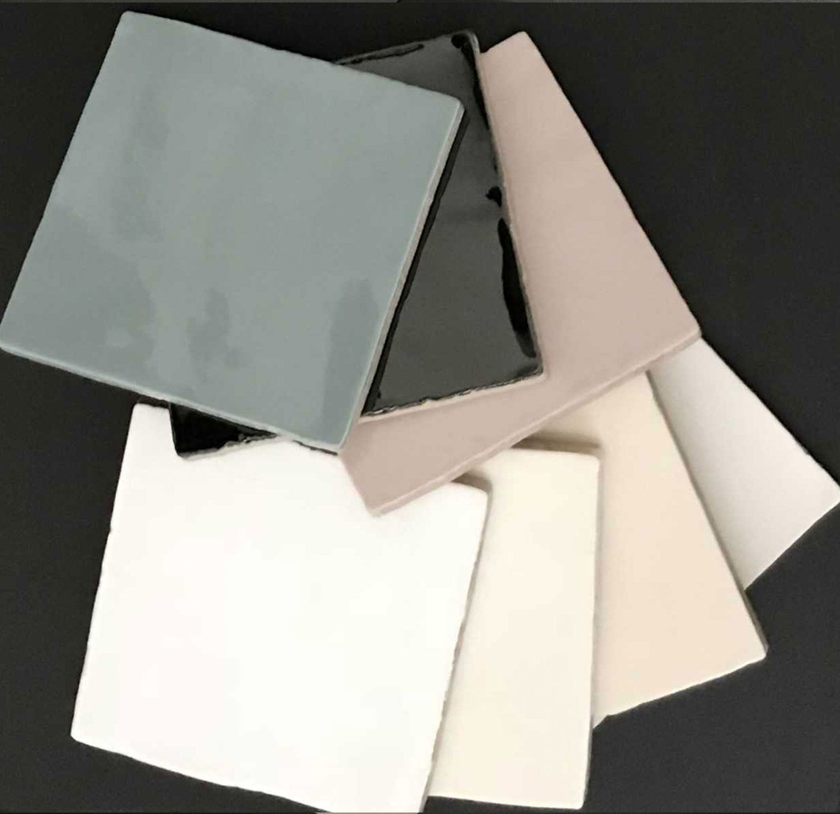 Terre d'Azur Malaga wandtegel met decor zalm 13x13cm beige - 2 stuks
