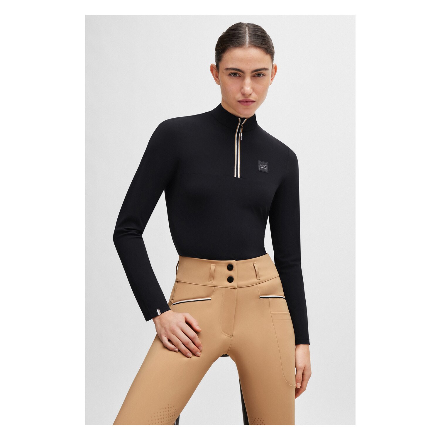 BOSS EQUESTRIAN Trainingsshirt Frances  - black