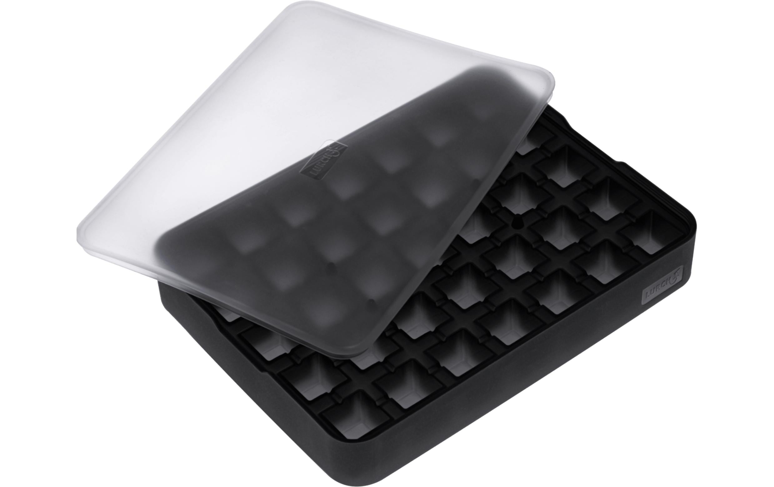 Eiswürfelform Würfel Schwarz / Transparent, 2 x 2 cmIce Former