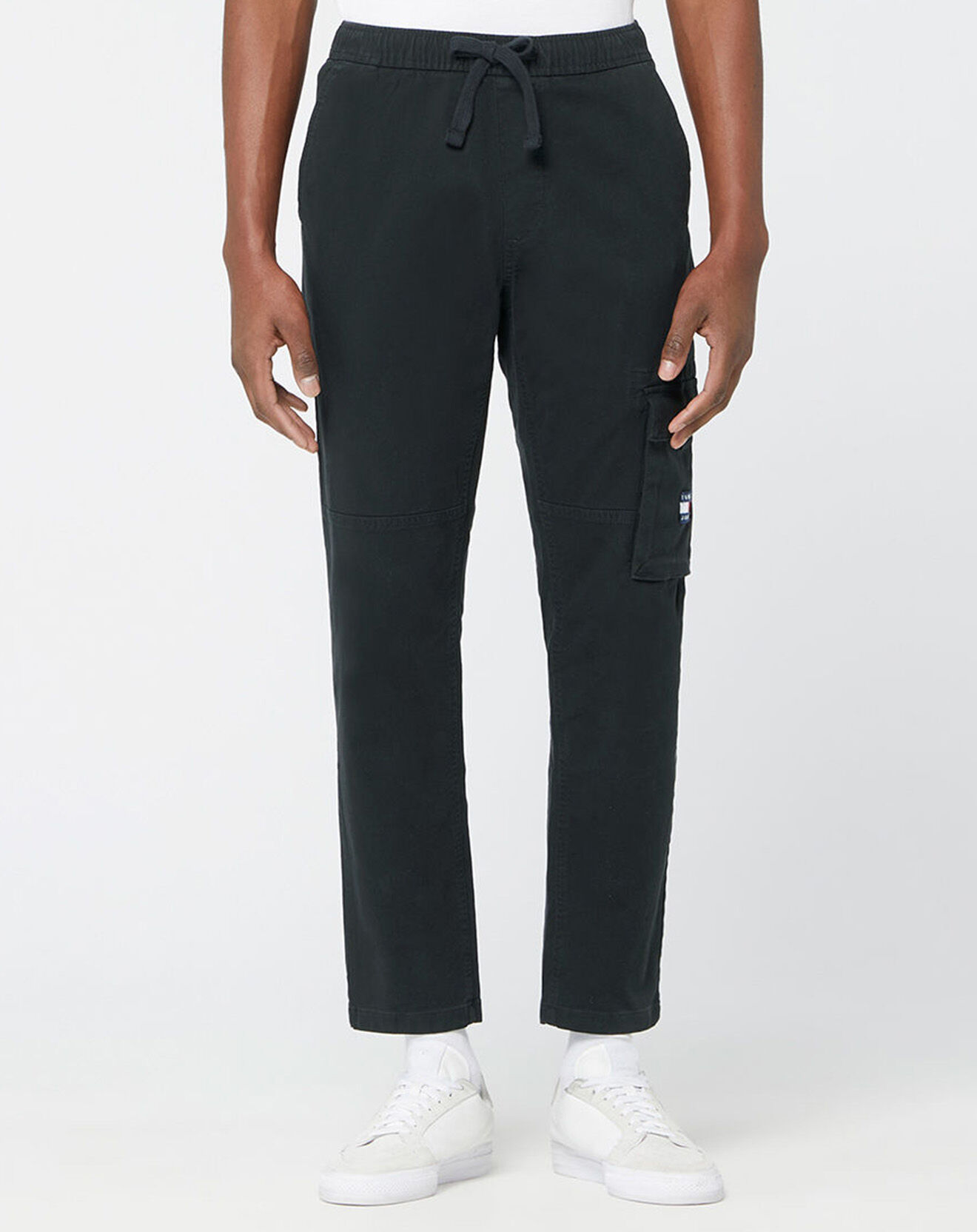 Tommy Jeans Jogging cargo Dad Dobby noir