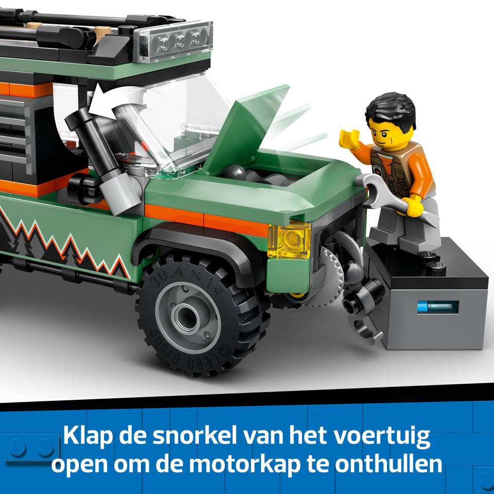 LEGO City 4x4 terreinwagen voor in de bergen 60447