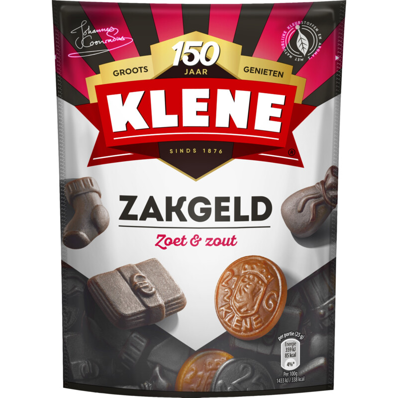Klene Zakgeld zoet & zout
