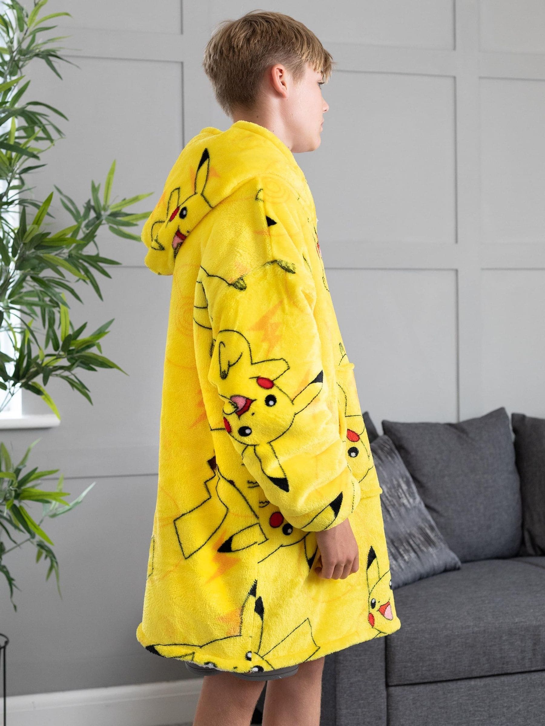 Geel met Pokemon - Vanilla Underground hoodie met printmotief