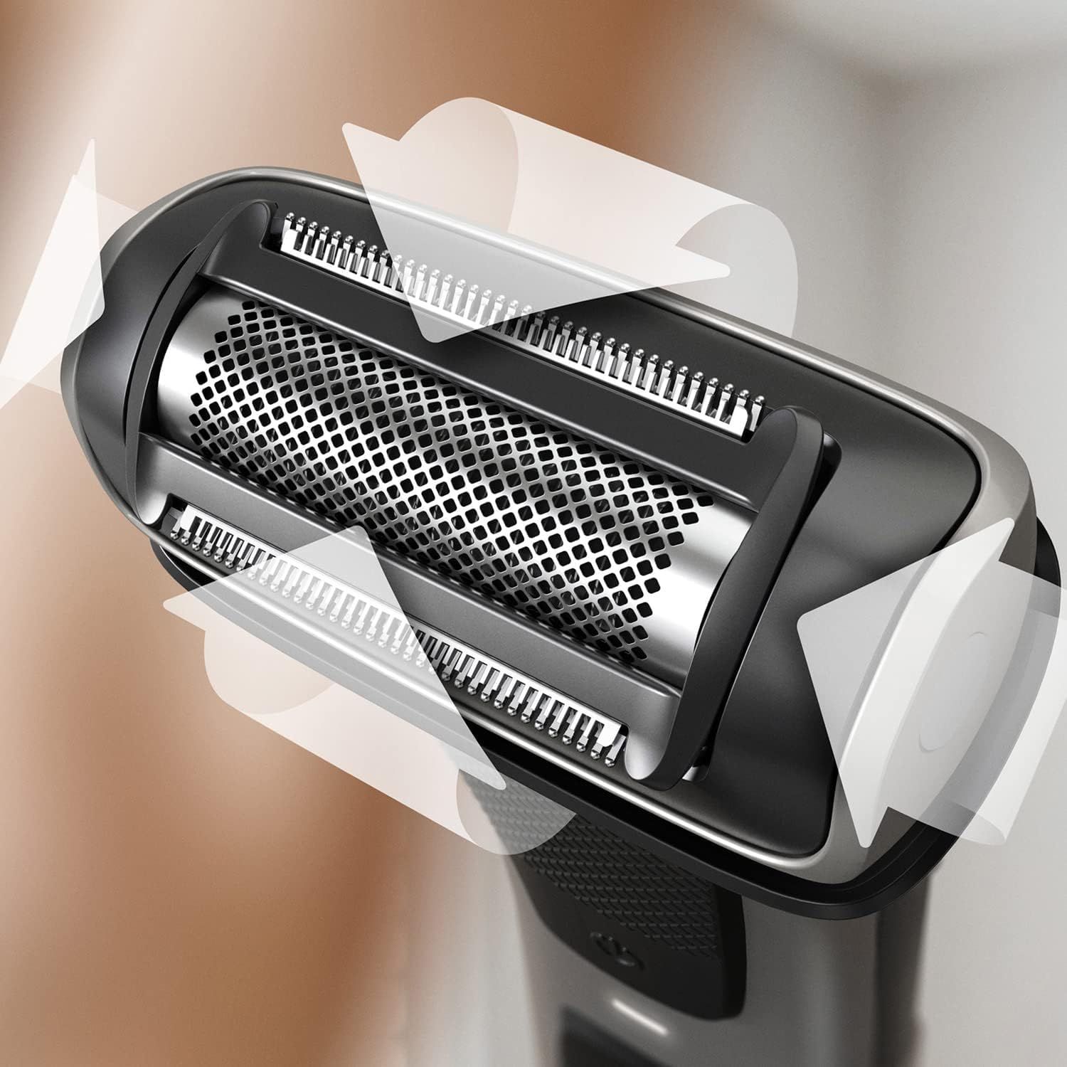 Philips Bodygroom Series 7000 mit integriertem Kammaufsatz
