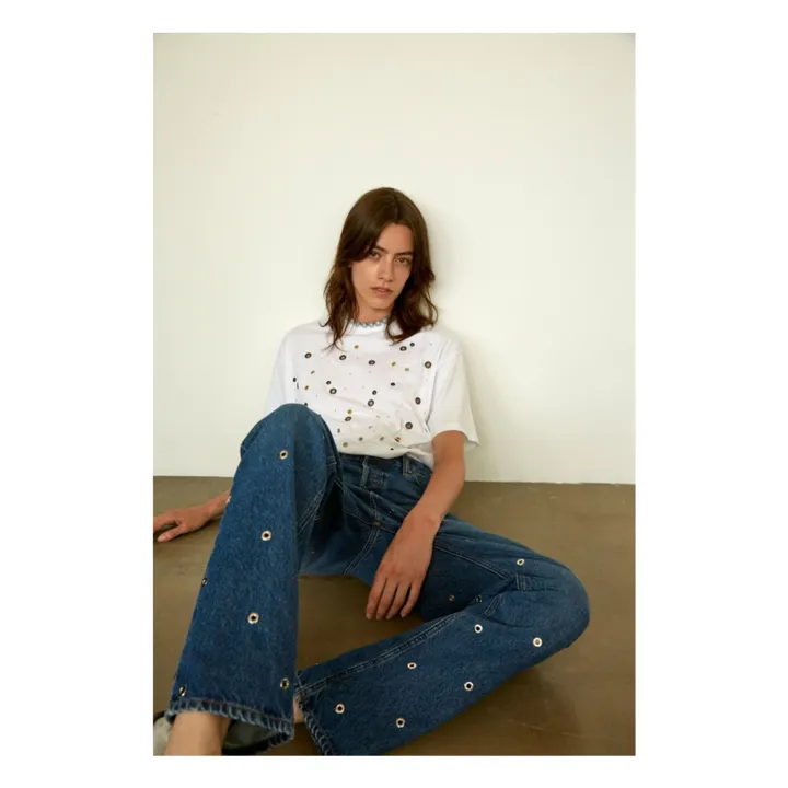 Roseanna T-shirt Homer Jersey Coton Bio | Blanc