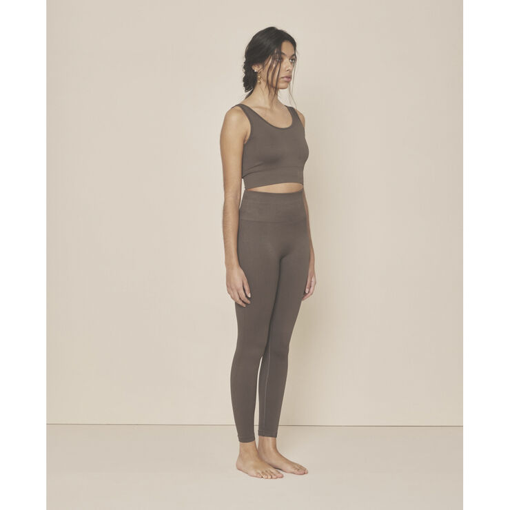 Moonchild Yoga Wear Soft Rib Seamless Crop Top Storm