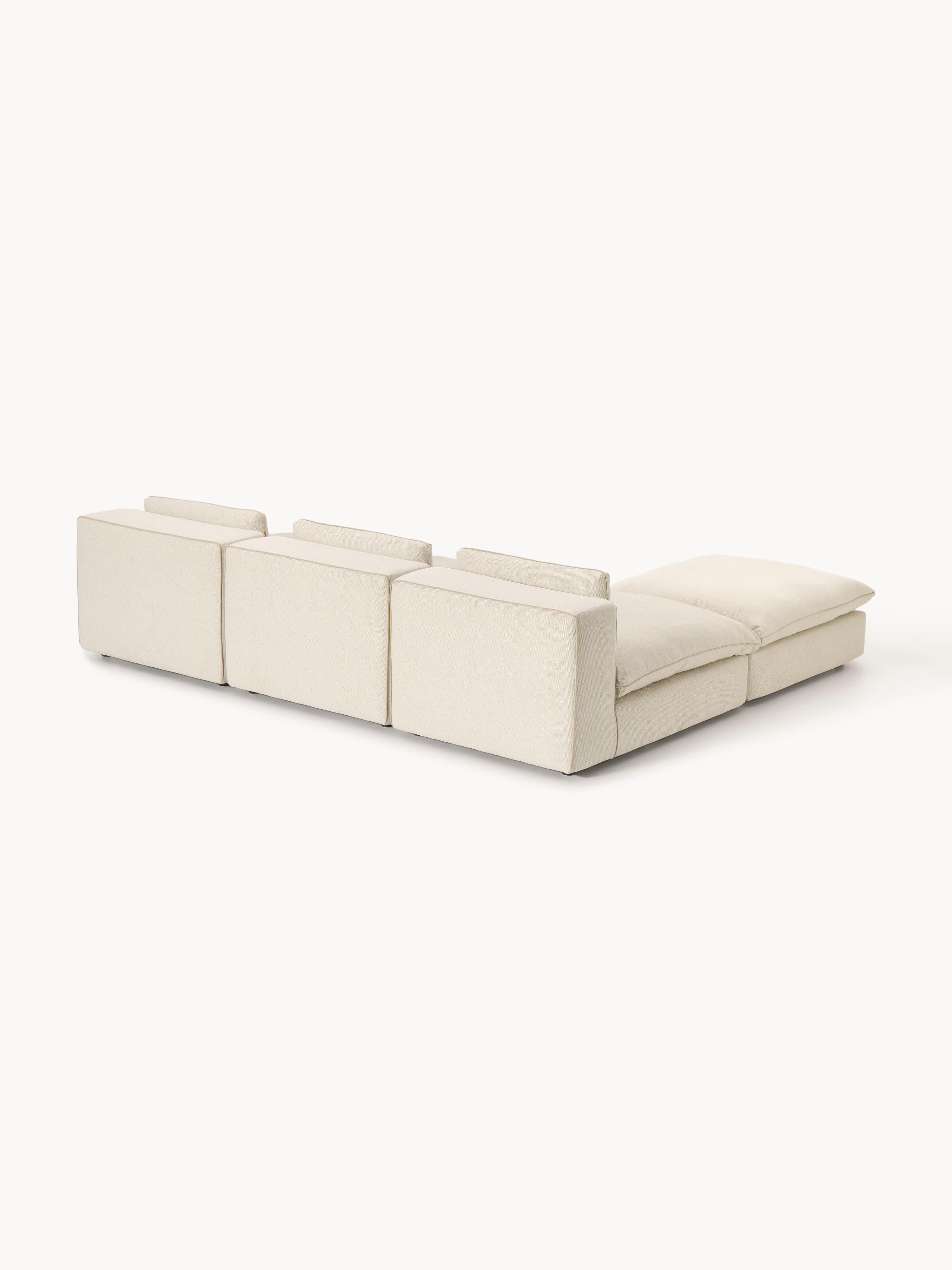 Modulaire XL bank Felix met poef (links/rechts)