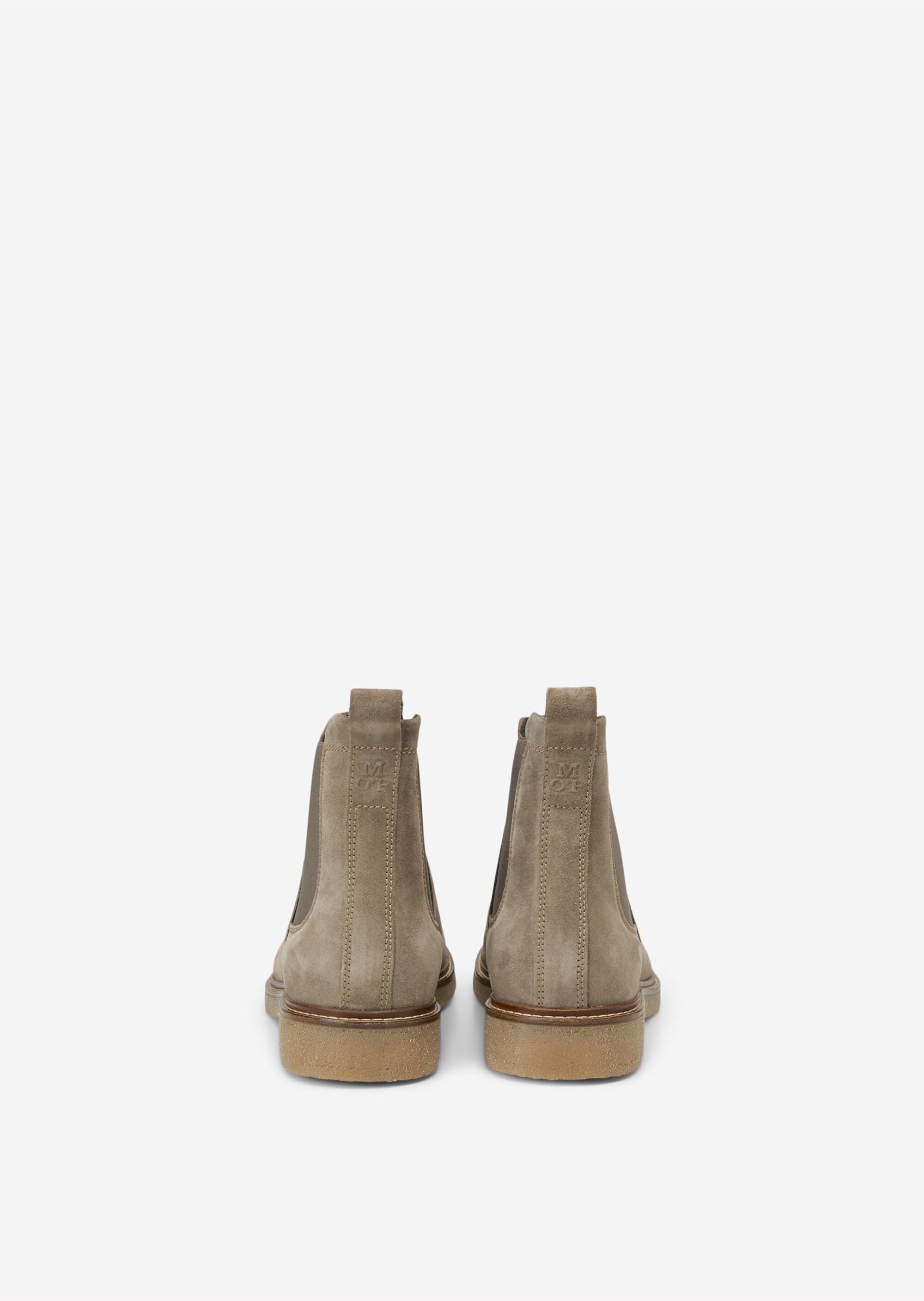 Chelsea-Boot aus softem Velours-Rindleder