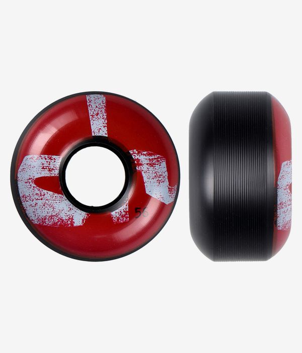 Chocolate Chunk Cruiser Rollen (black red) 56mm 80A 4er Pack