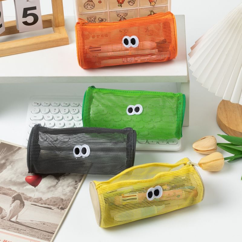 Parundele - Cartoon Eye Mesh Etui