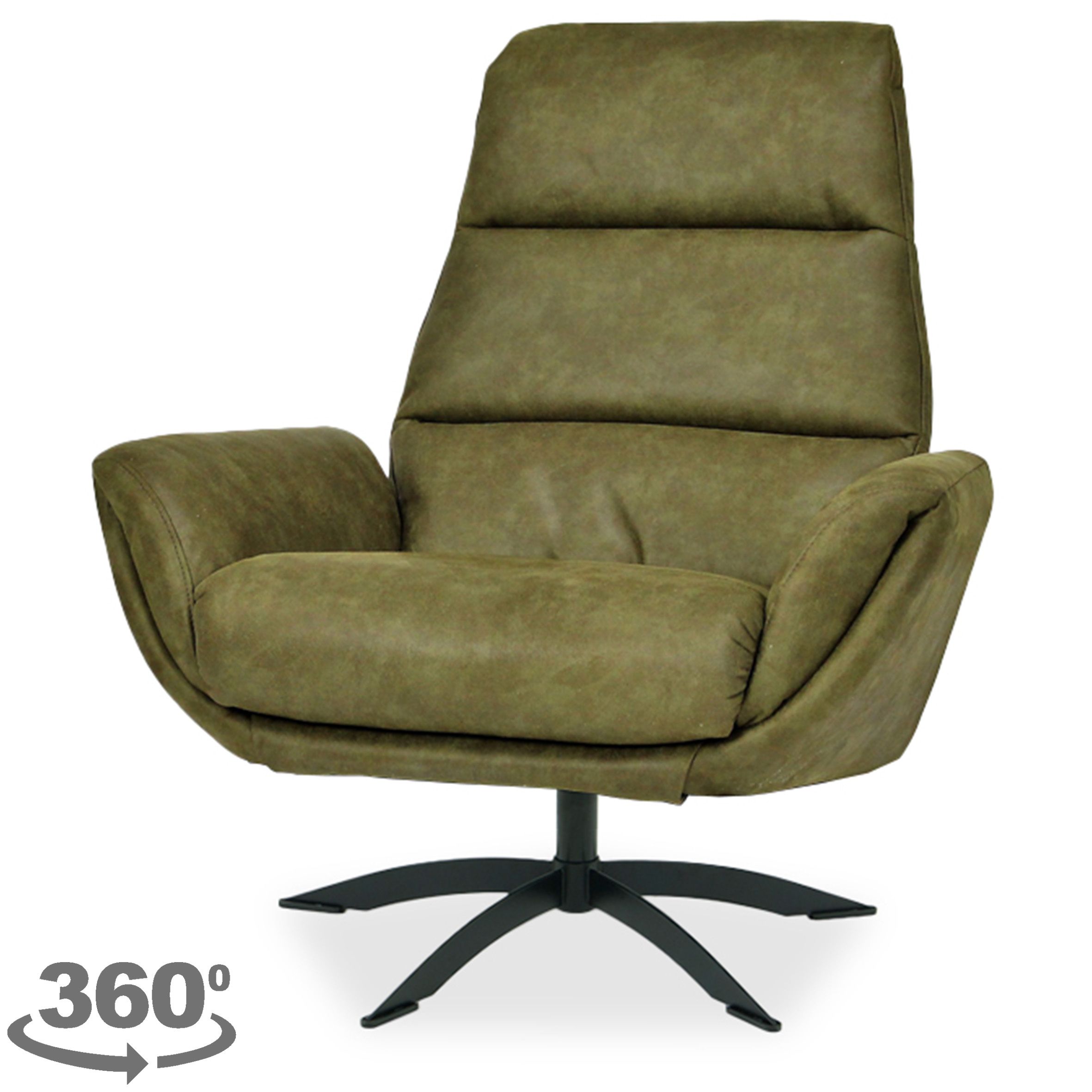 Draaifauteuil Dazzle B82 x D81 x H96 cm