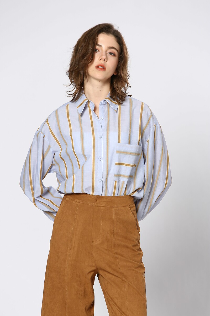 ATÉ BREVE<br>Blusa listrada