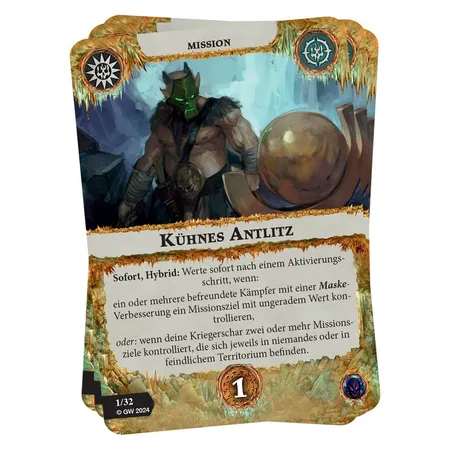 Games Workshop Warhammer Underworlds - Deathgorge: Dämonische Masken, Rivals-Deck (deutsch)