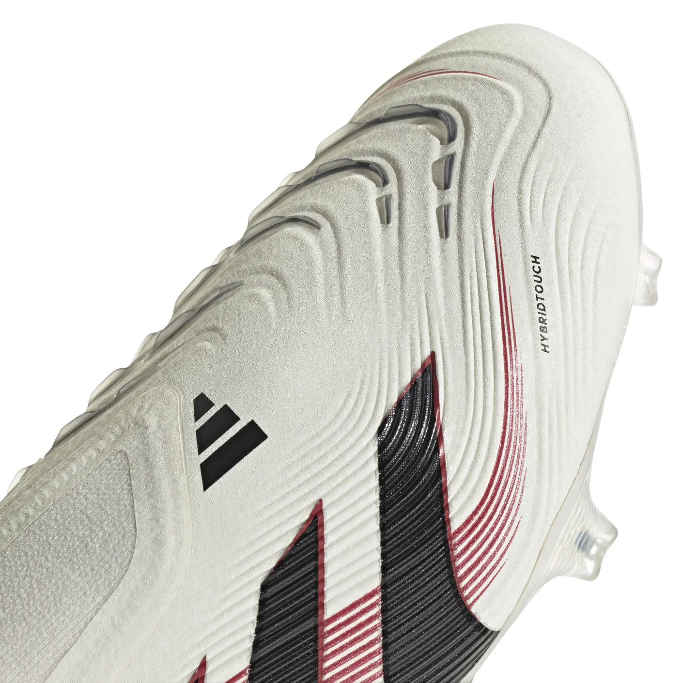 Adidas Predator Elite Veterloze Gras Voetbalschoenen (FG) Wit Zwart Rood