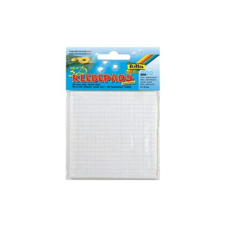 Folia Hafties Klebepads 800 stück 5x5mm, weiß
