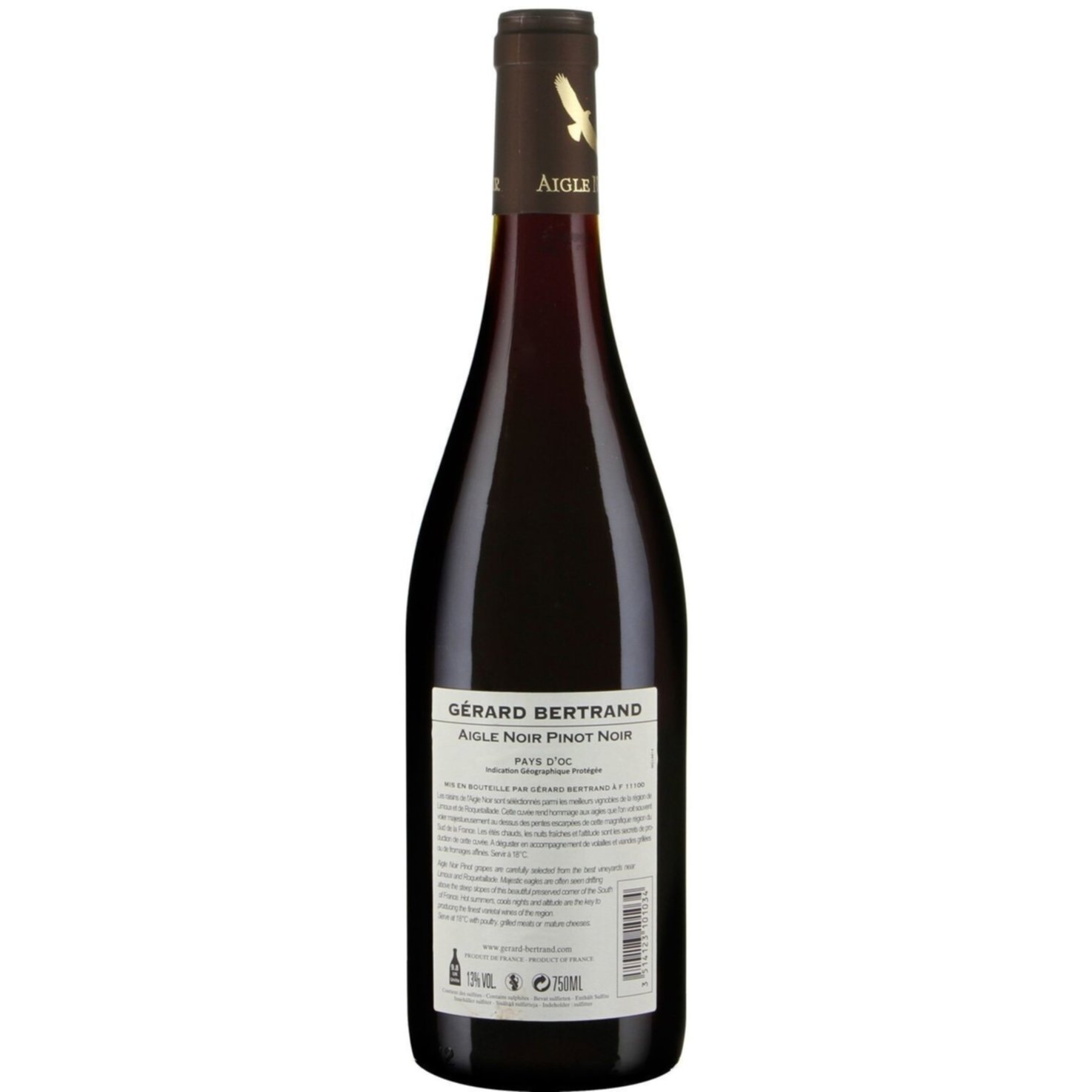 Aigle Noir G. Bertrand Pays d'Oc IGP -75cl