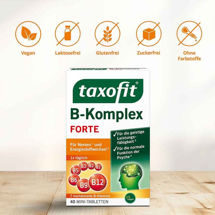 Taxofit B-Komplex Tabletten, 40 St