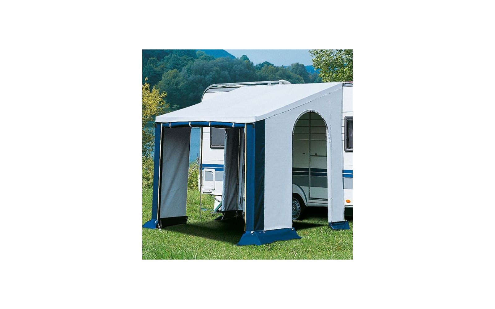 DWT Cortina II Ganzjahresvorzelt Blau 200 x 150 cm