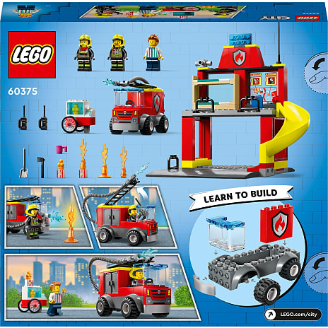 LEGO City 60375 Brandstation og brandbil