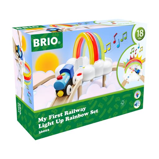 BRIO Min Første Togbane Regnbuesæt