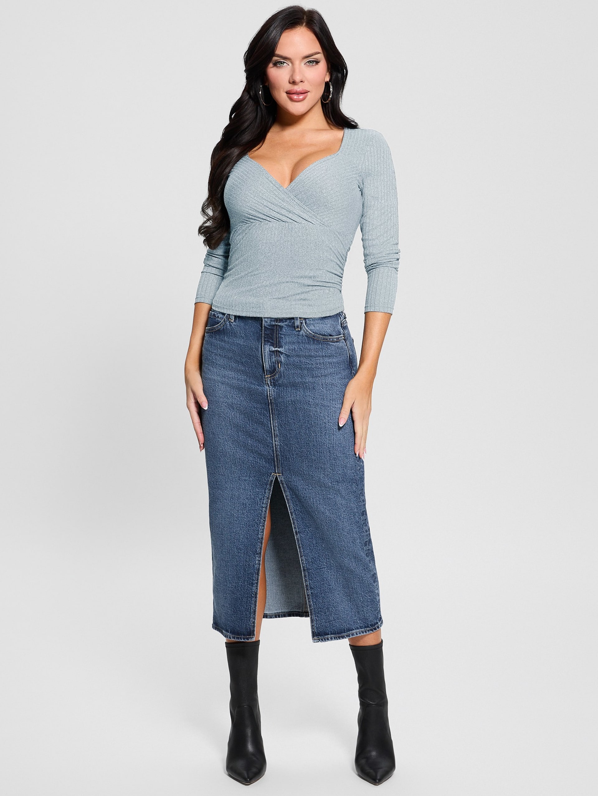 Blusa franzida Eco Amira