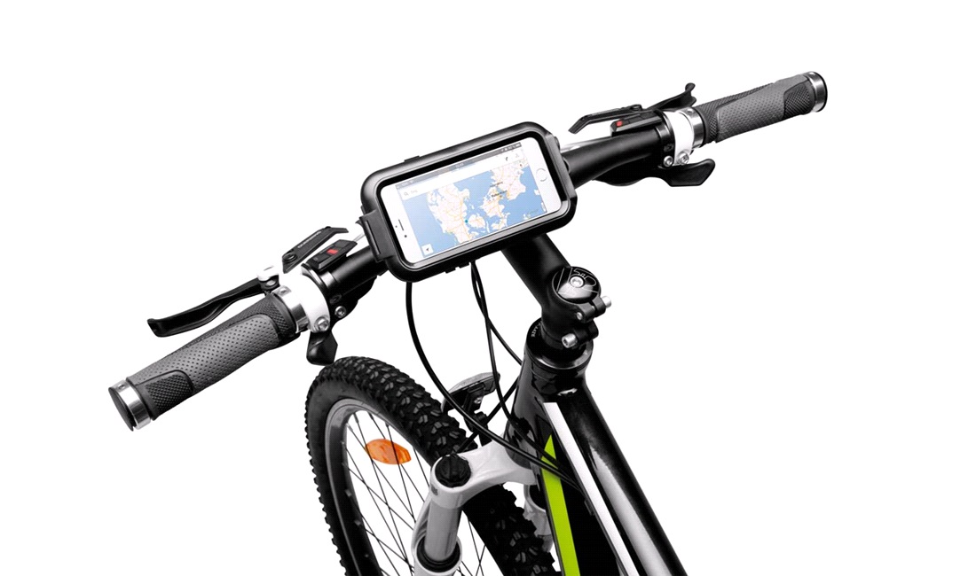 iPhone 6+7+8 cover med cykelbeslag