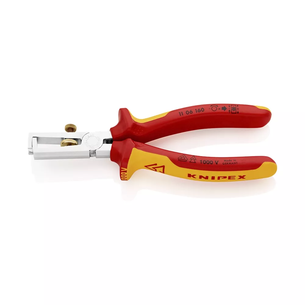 KNIPEX Abisolierzange mit Öffnungsfeder VDE
