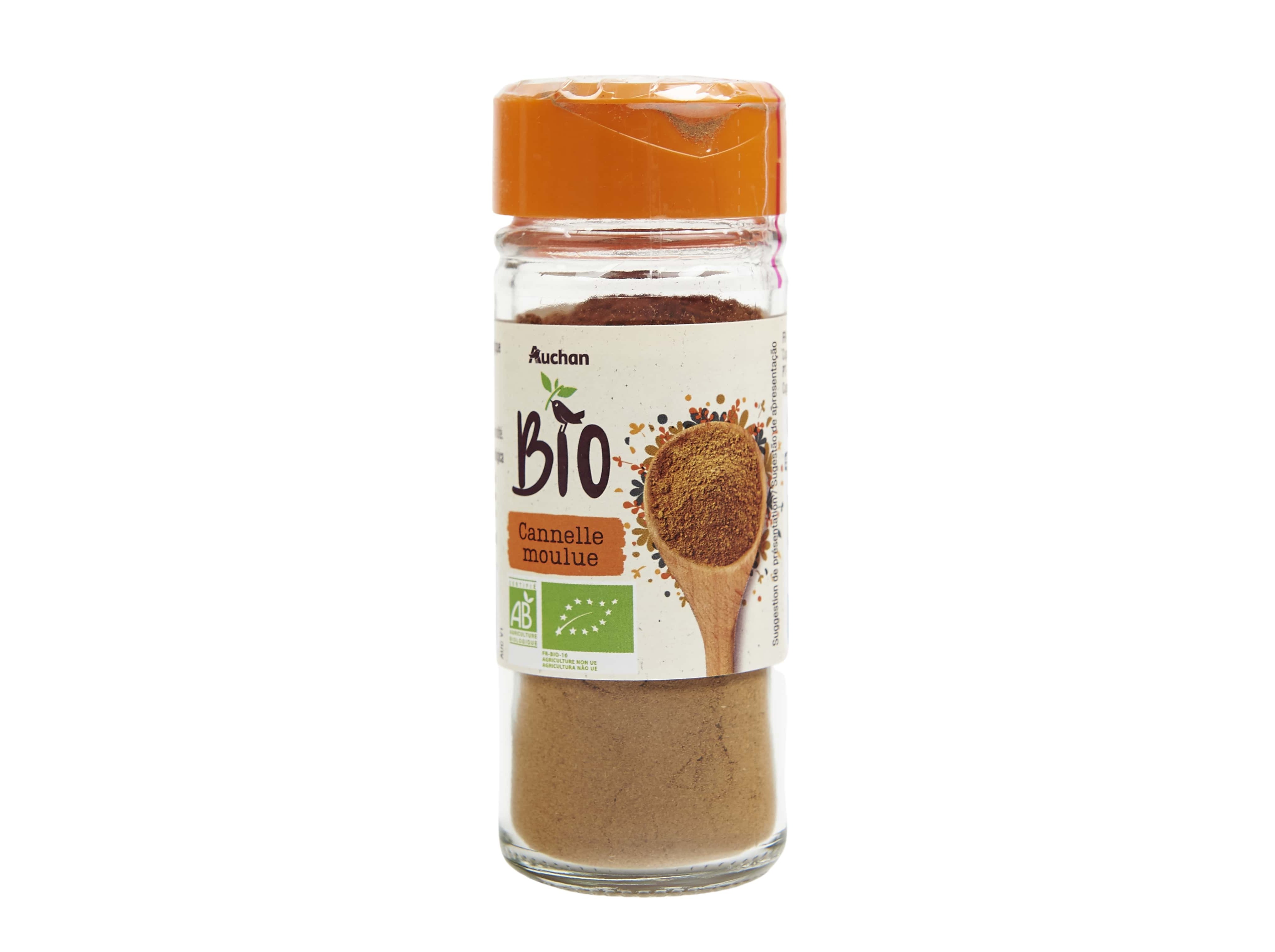 CANELA AUCHAN BIO MOÍDA FRASCO 27G