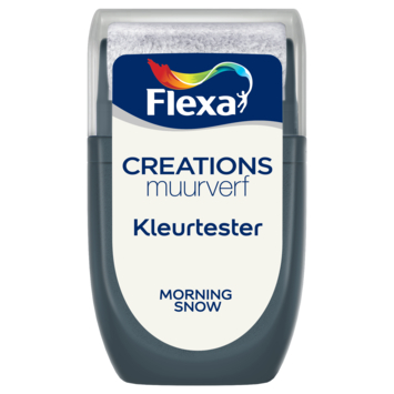 Flexa Creations muurverf Kleurtester Morning Snow mat 30ml