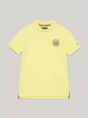Polo Varsity Logo de Corte Regular