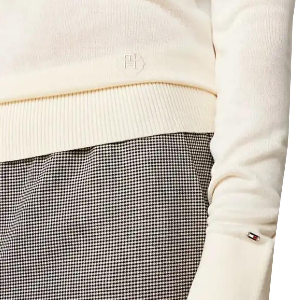 Tommy Hilfiger Pull Ecru Femme Tommy Hilfiger WW0WW40982