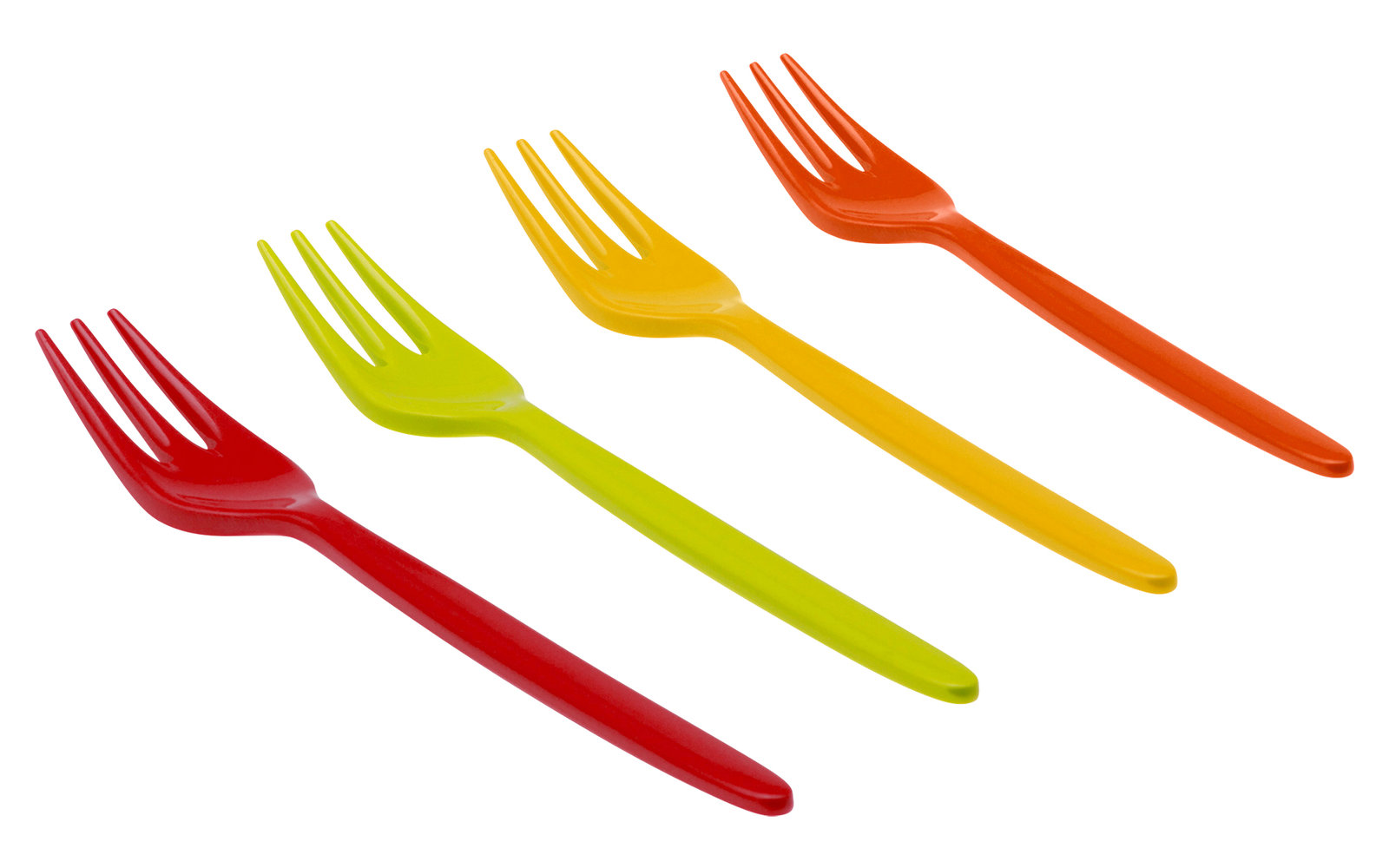 Gimex Gabel Set Rainbow 4-tlg.