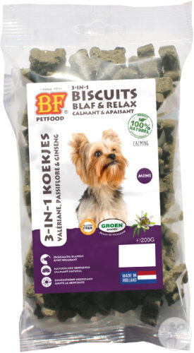 BF Petfood Relax Biscuits Apaisants Et Calmants Chiens Mini 200g